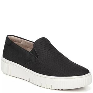 SOUL NATURALIZER Women’s Tia Slip-On Sneakers Black Faux Leather Sz 10